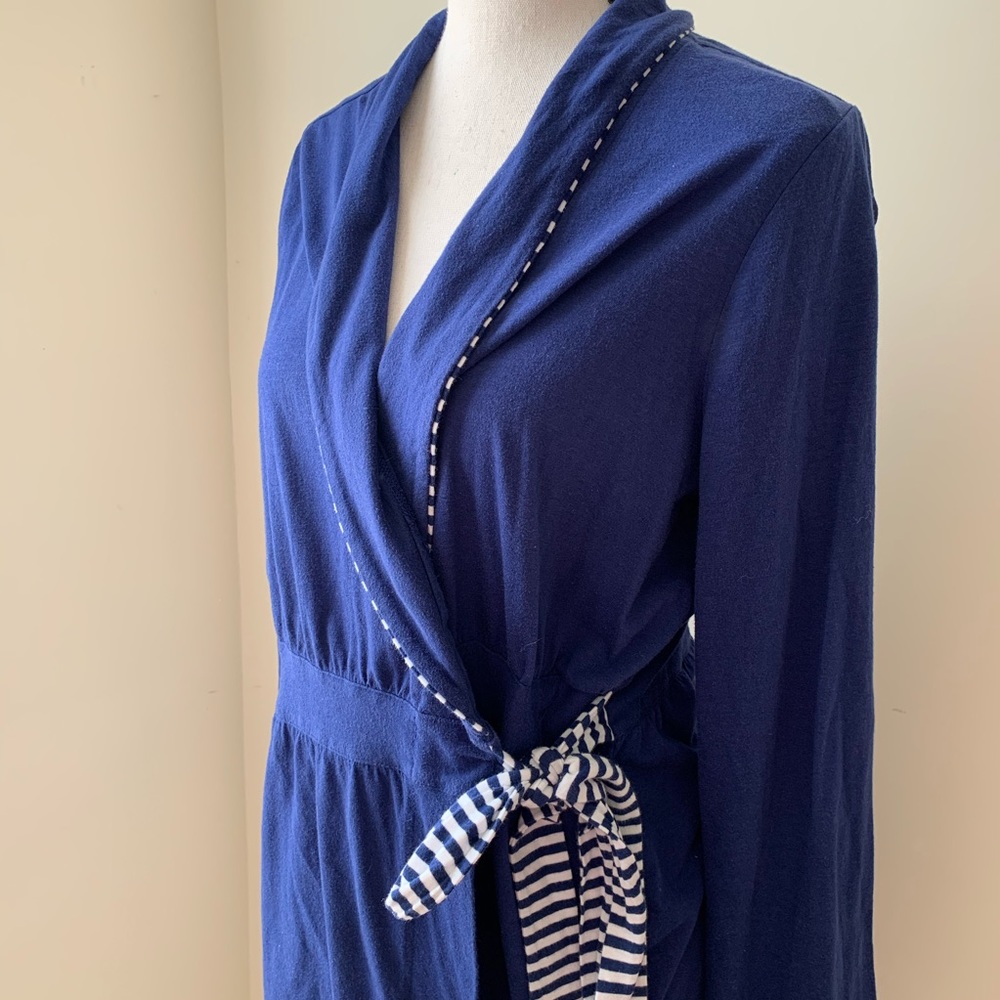 Oh Baby Blue Maternity Robe - Picture 2 of 5